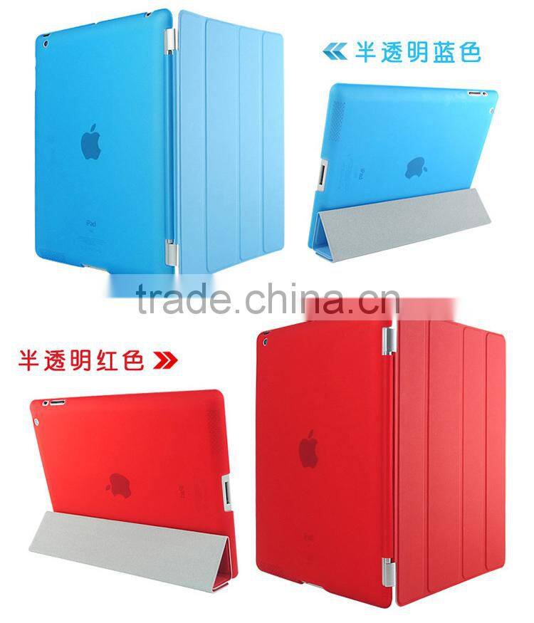 new product Smart cover For iPad 6 leather Stand case