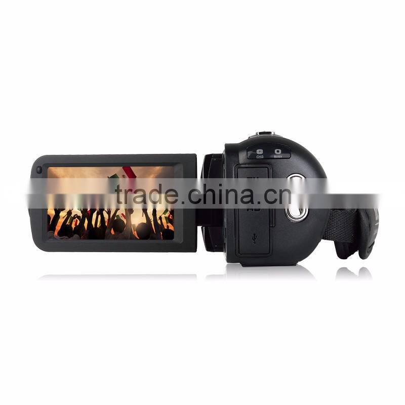 full hd 1080p digital video camera/120x digital zoom/10x optical zoom /3.0'' touch display digital camcorder