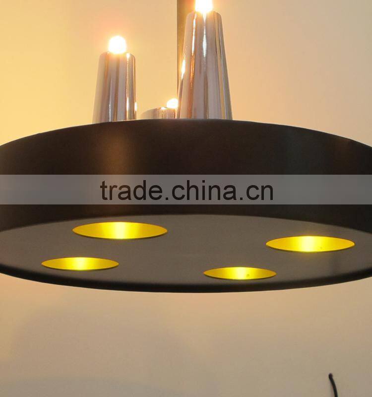 Hot sale LED+G9 lron Indoor Projects Decoration Chandelier pendant lamp for bar hotel restaurant PLP8087-C-8