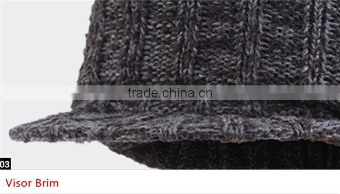 Male fashion custom free knit pattern for hat earflaps on sale