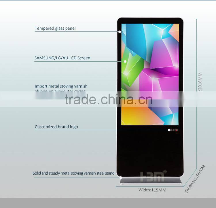 55" floor Standing Digital advertising LCD screen