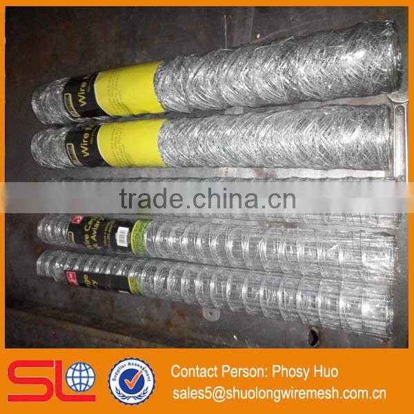 ISO 9001 factory supply hexagonal decorative mesh, 3/4 Inch Stainless Hex Mesh (20 Gauge)