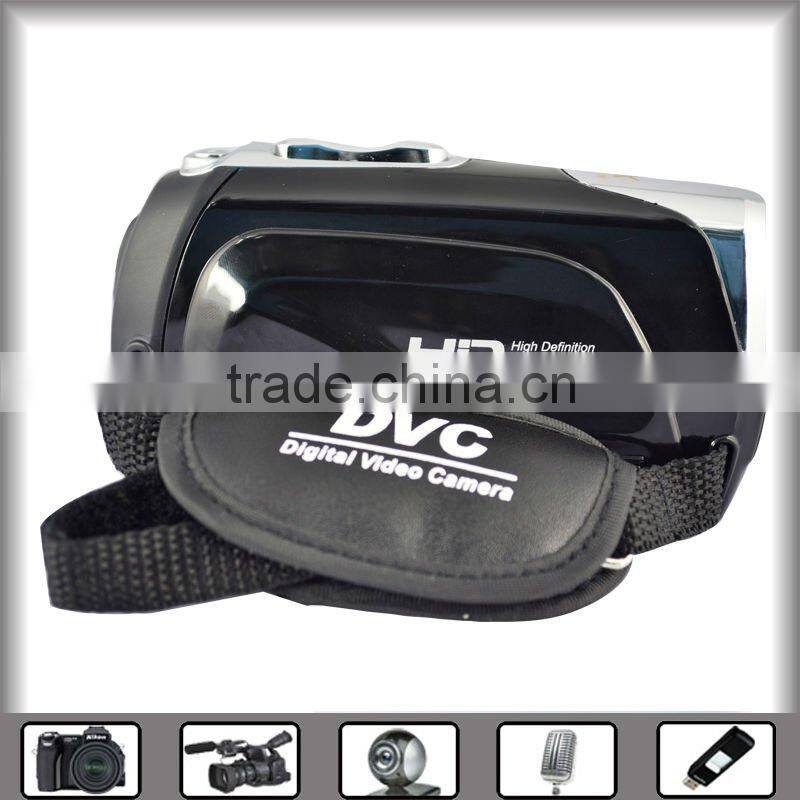 hd digital camera video camcorder 12mp with 3.0" TFT LCD can revolve angle of 270 degrees, USB2.0, flash light