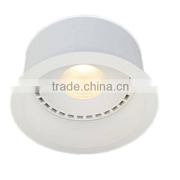 26W IP54 Fixed Anti-glare Round Recessed Aluminum high CRI led cob downlight