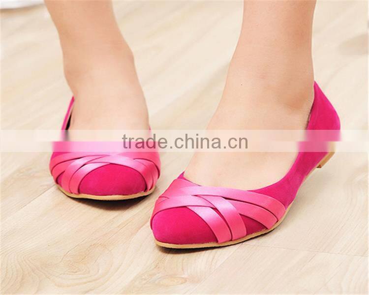 Plastic shoes women leather flat sole running shoes made in China XT-DA0945