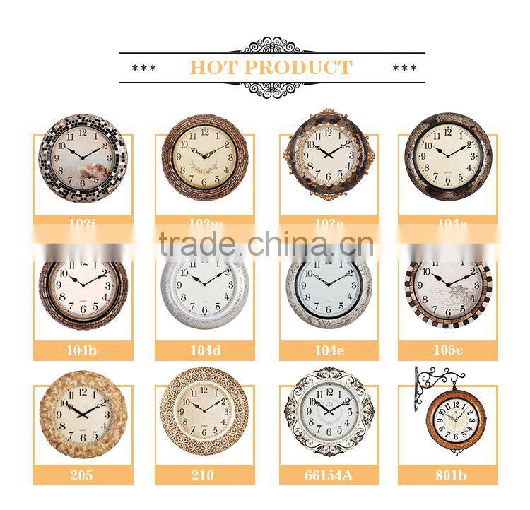 Home Decor Quartz Analog Type Porcelain Antique Cloisonne Clocks