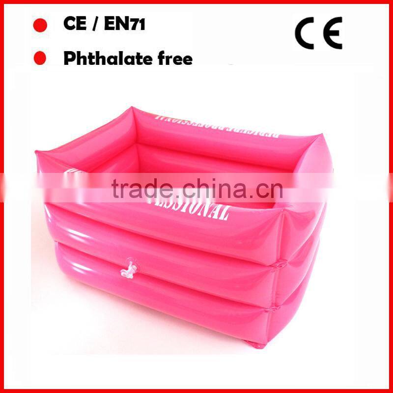 PVC inflatable foot bath / foot spa with logo for promtion
