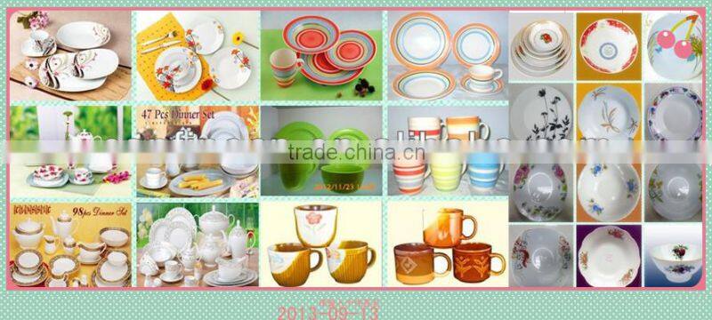 bulk ceramic plate dishes ,porcelain dinner plate for promotion