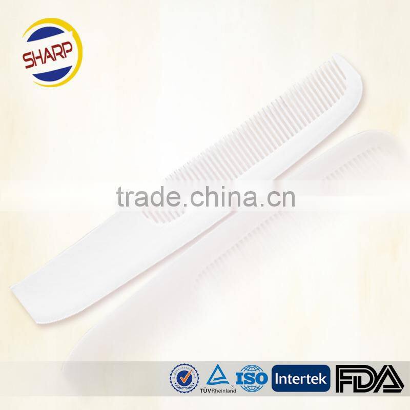 Plastic Folding Hair Comb, Biodegradable Travel Flodable Comb