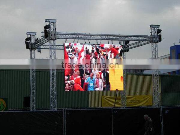 Outdoor aluminum LED screen support structure