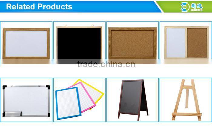 Lanxi xindi black frame magnetic chalkboard