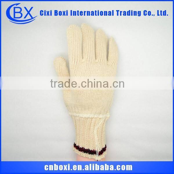 China wholesale high quality modern design working glove,health work safety cotton gloves