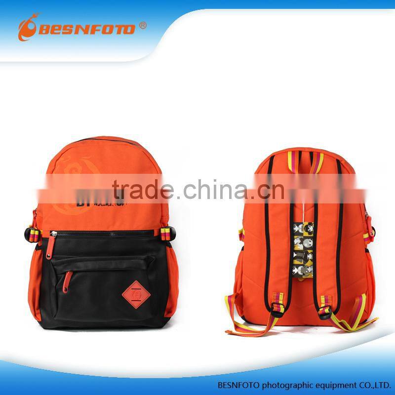 Pink Jacquard Laptop Bag Sports Backpack for School, Daily Use or Travelling