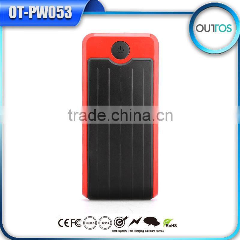 Factory New Product Multifunction Car Jump Starter Portable Power Bank 12000mah