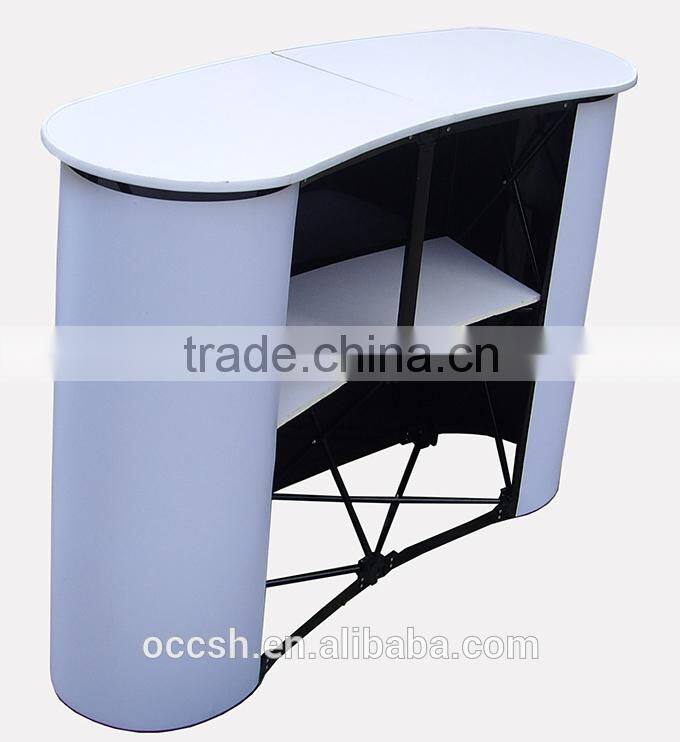 Aluminum Promotion Table Pop Up Counter Exhibition Desk