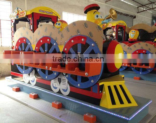 happy rotating locomotive amusement park rides, small amusement rides for sale