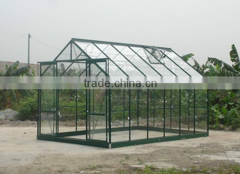 Early modern Europe Green and Grey Garden Glass Greenhouse
