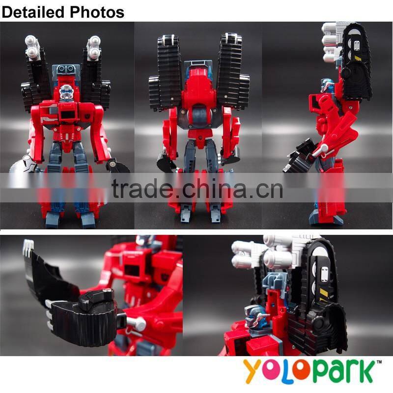 Metal Five In One Deformation Robot Excavator