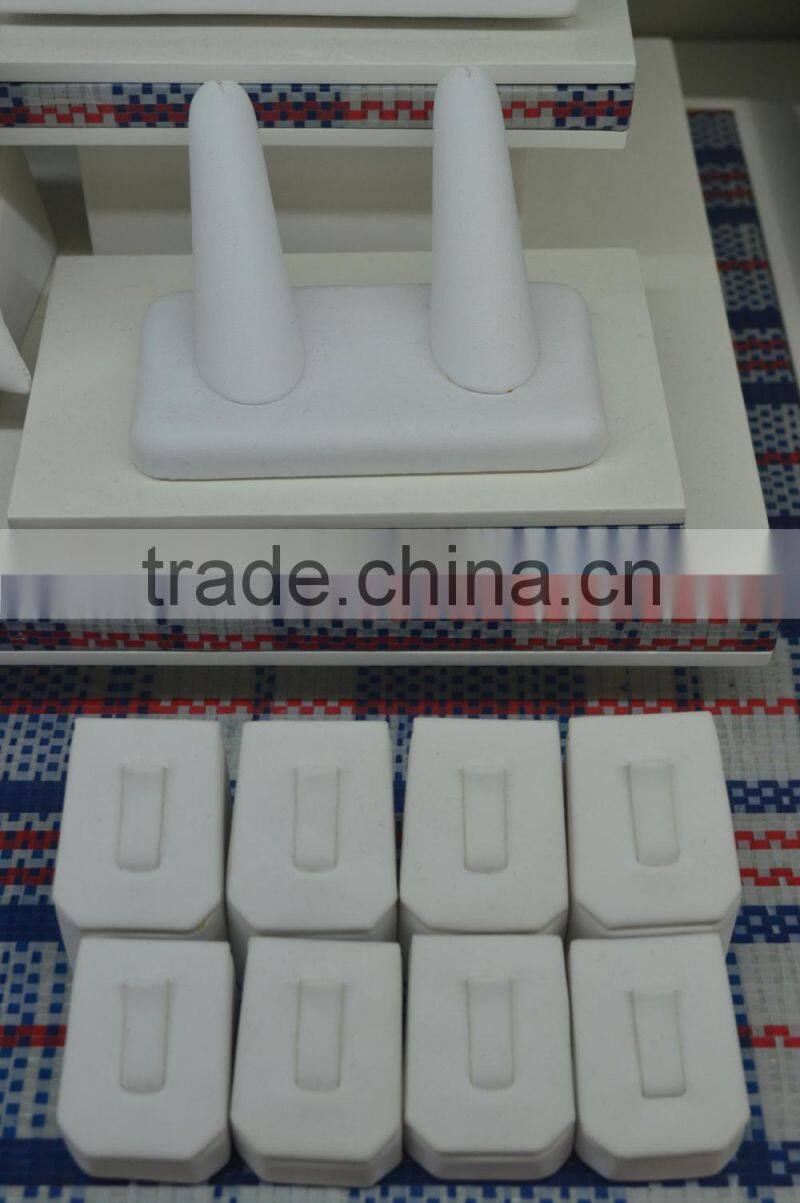 jewelry set display colorful woven leather jewelry window display furniture