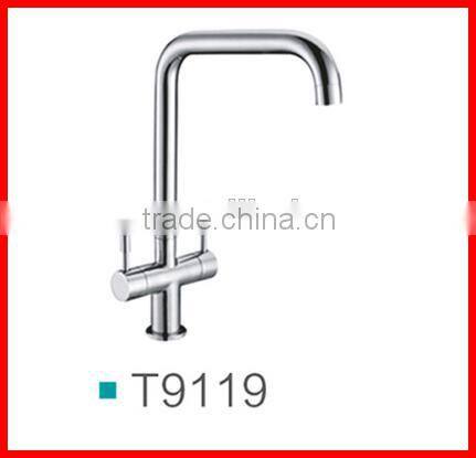 Faucet manufacturer mixers accessories standing deck mounted long neck economic taps kitchen T9119
