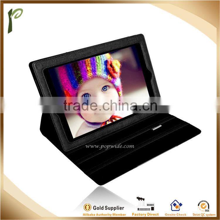 Popwide newest PU Case for ipad air2 With Retro Embossing, case for ipad air2