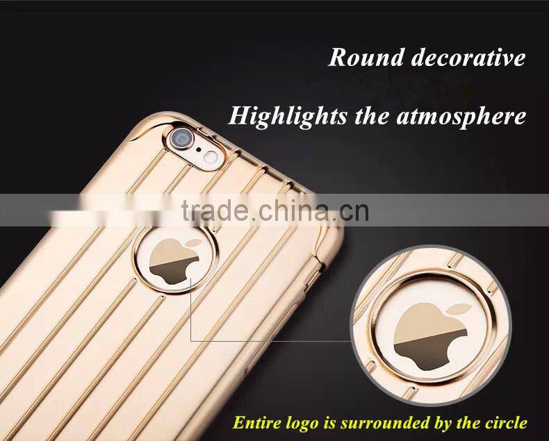 For iphone 6/plus Style case cover, TOP Electroplating, Luggage TPU material special series
