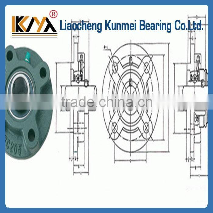 Spherical insert ball bearing UCFC212 for machinery