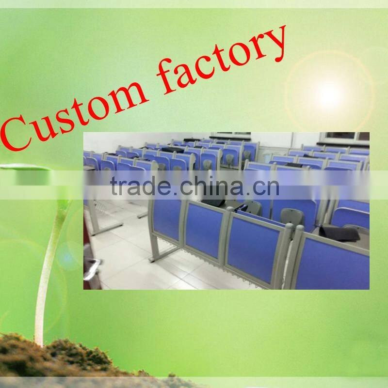 blue bent plywood seat and back lecture hall folding chair