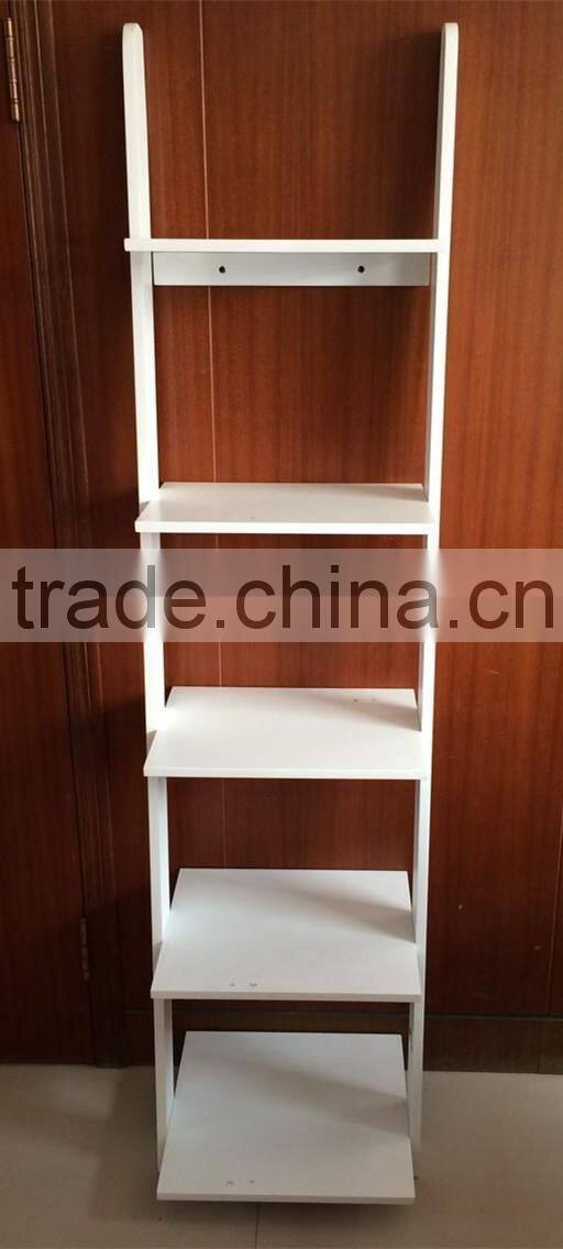 5 tiers wooden bookshelf