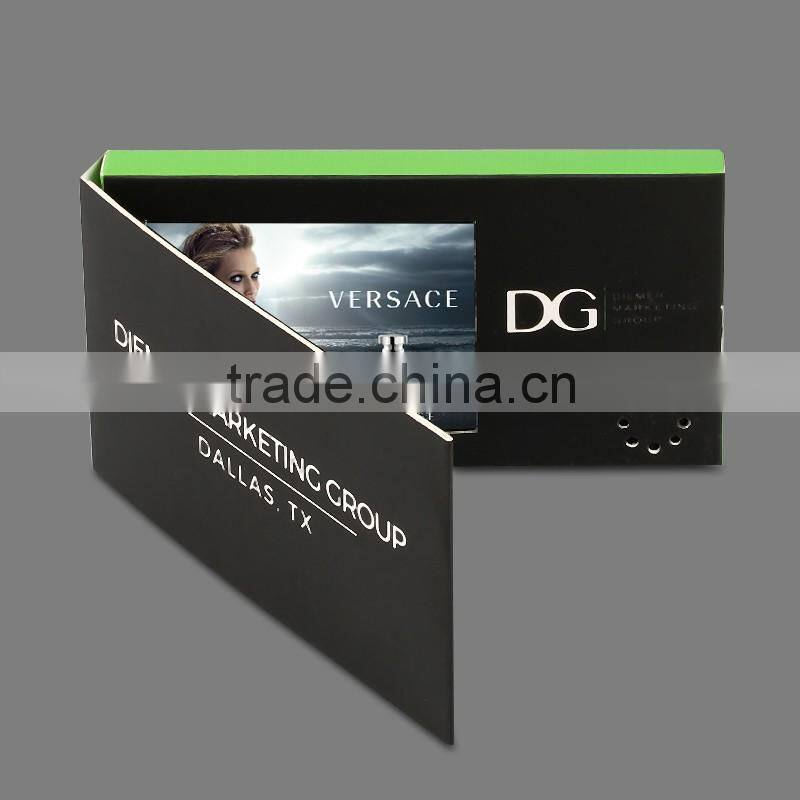 Competitive price 5" video brochure card in paper crafts