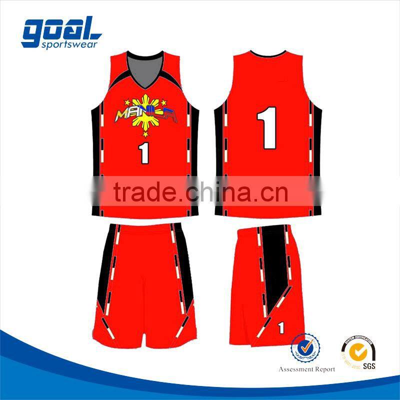 2013 polular style customized plus size club basketball uniform design red