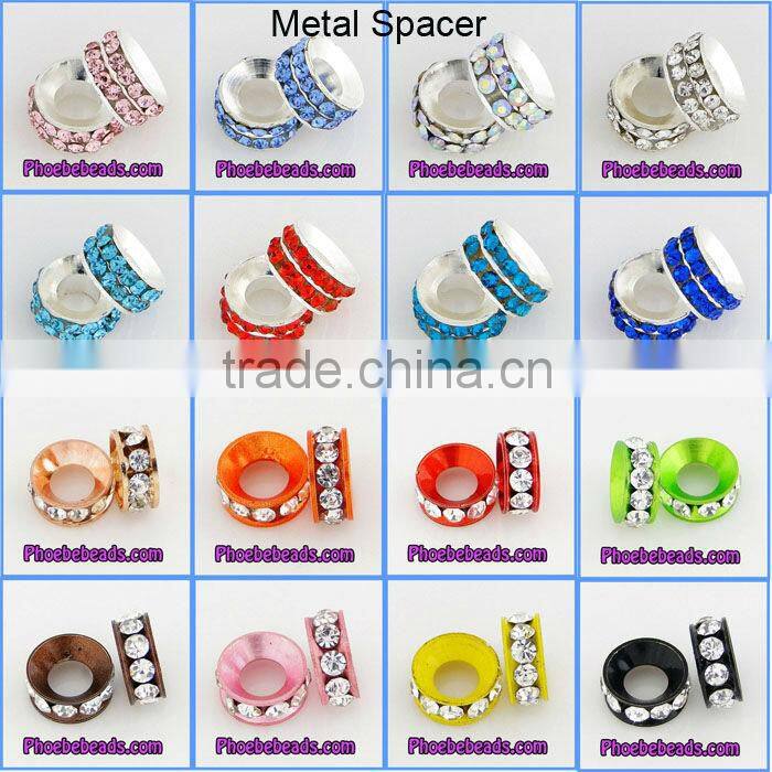 Alloy Rhinestone Connector Charms Wholesale Clay Pave Crystal Rhinestone Tube Beads Bar Jewelry Findings CTB-049