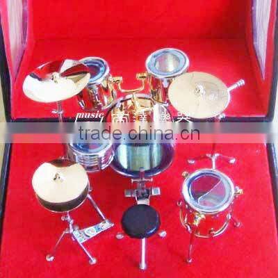 Goldplated Mini Drum,Mini Music Instruments