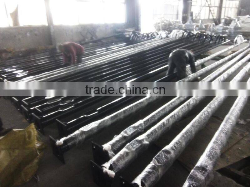 6m single arm street light pole