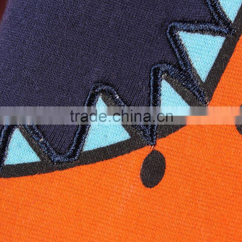 (A6501) NOVA garment wholesale design fancy cotton clothing baby boy t shirt whith printed dinosaur 3d pattern winter wear