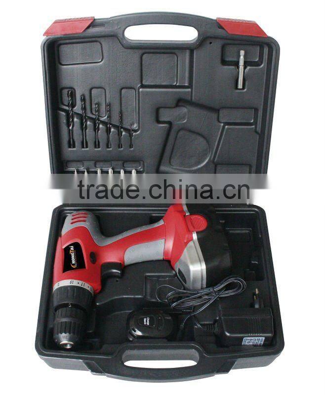 Best Selling 12V-18Volt Cordless drill with LED light and soft grip