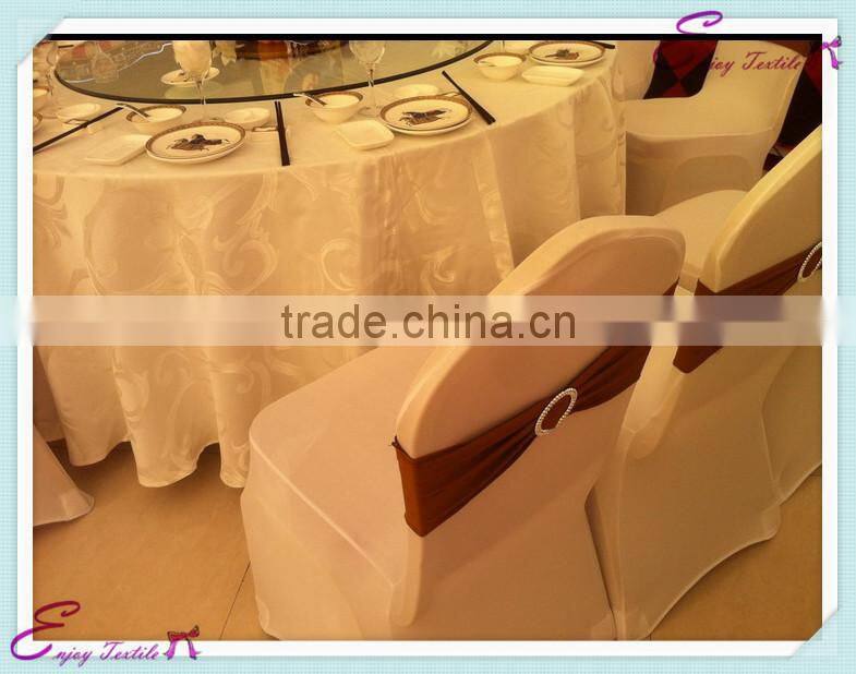 YHB#25 spandex lycra band buckle polyester banquet wedding wholesale cheap chair cover buckle band sash