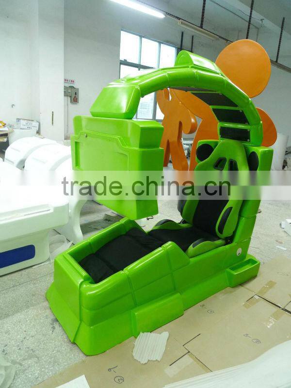 Custom made fiber glass game machine shell