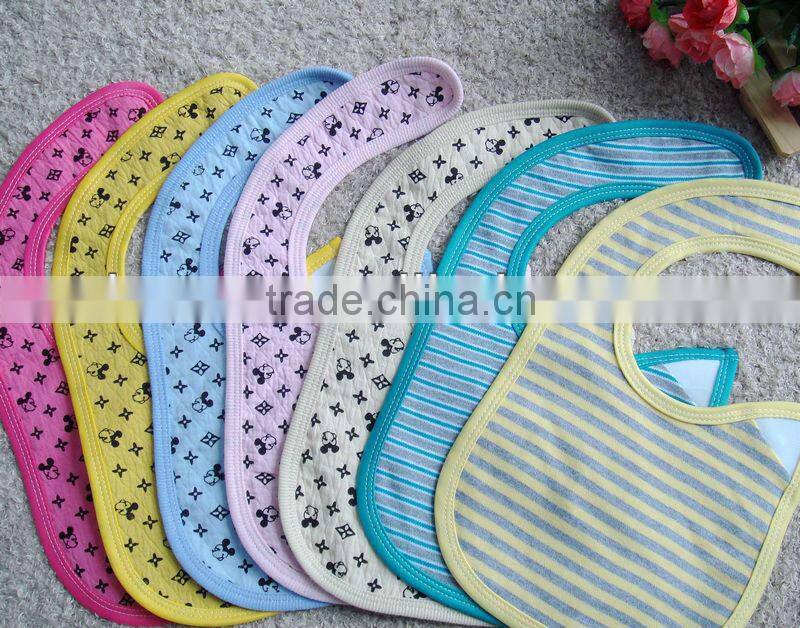 waterproof printed embroidery baby bib