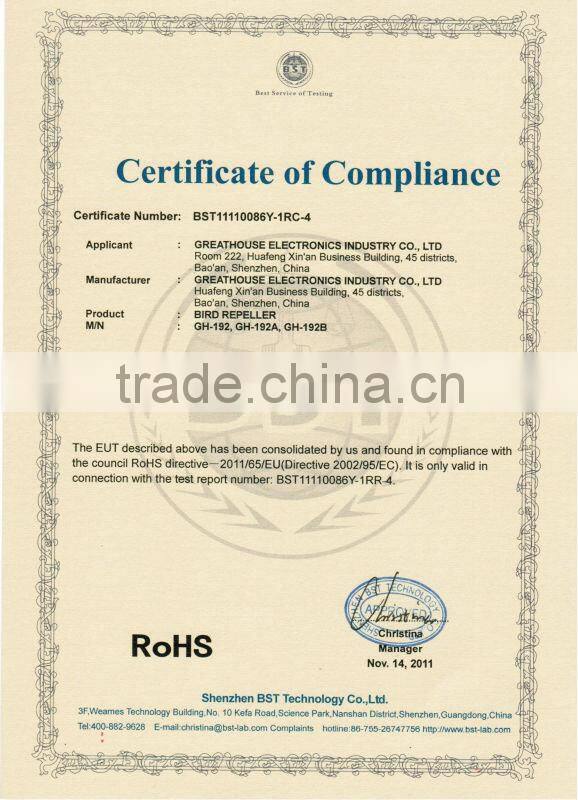 It drives away snake GH-318