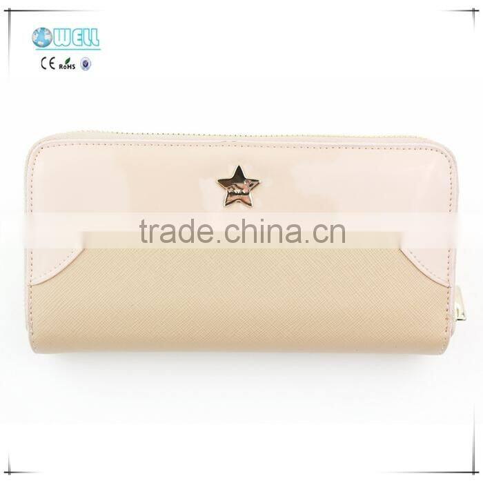 2016 China Supplier Women Economic Long Wallet leather Ladies Purses Grace Romance Wallets