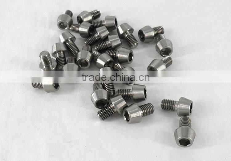Baoji Ti Gr5 hex socket tapered torx head DIN912 titanium screw