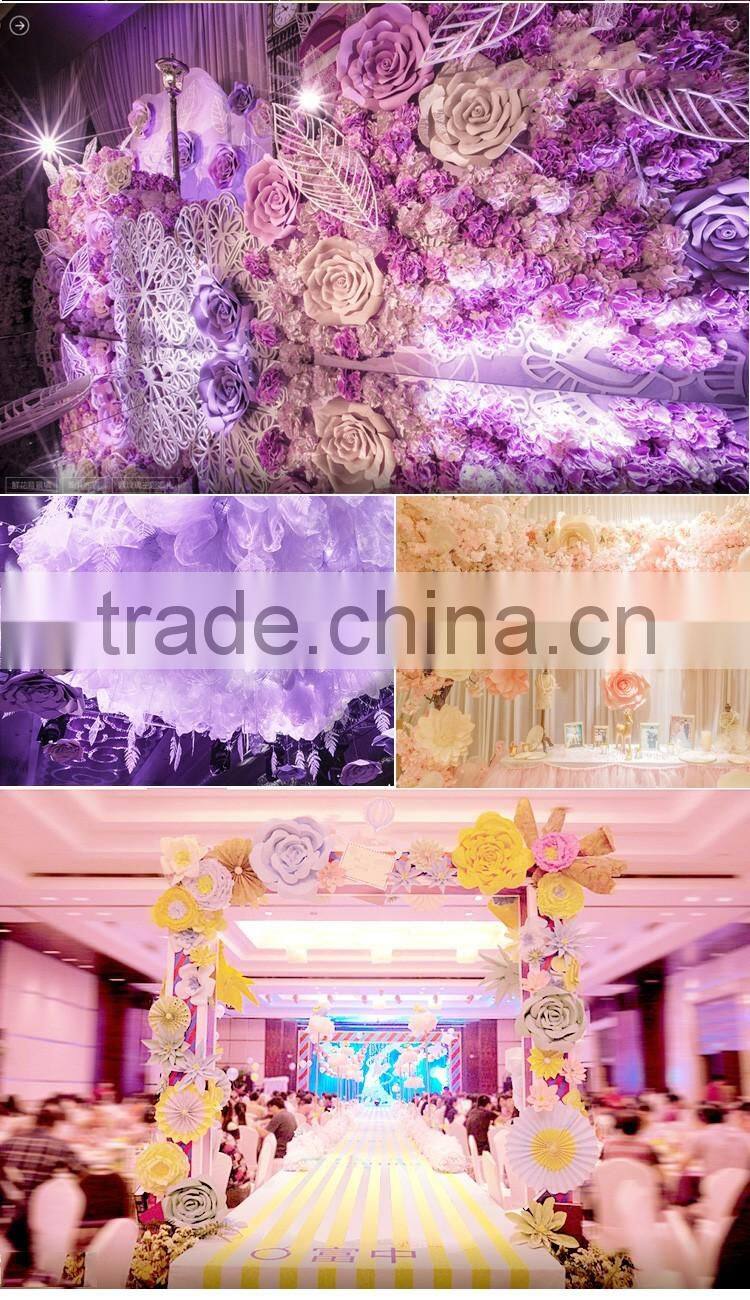 Cardboard Paper Flower For Wedding Party Backdrop Decor