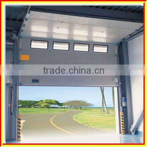 automatic warehouse insulated overhead sectional industrial factory door