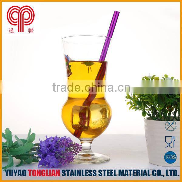 Factory price colored drinking straw aluminum