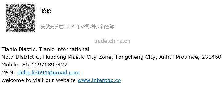 plastic garbage bags in roll