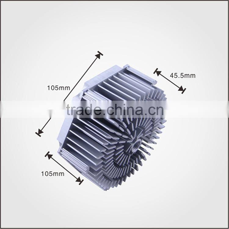 50-60 W down light aluminum cold forging heat sink
