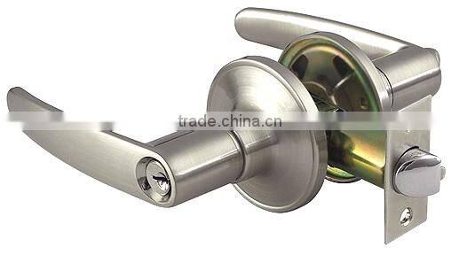 Tubular handles lever lockset with passage, privacy, entrance function zinc alloy leverset lock