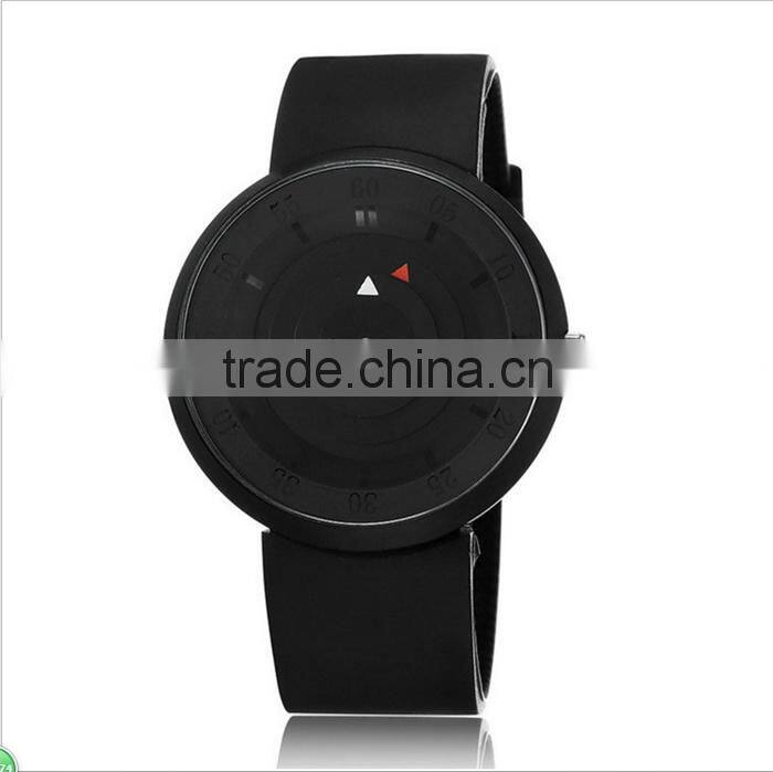Fashion black white silicone band watch,creative student sport watch,custom colorful Chinese supply silicon watch