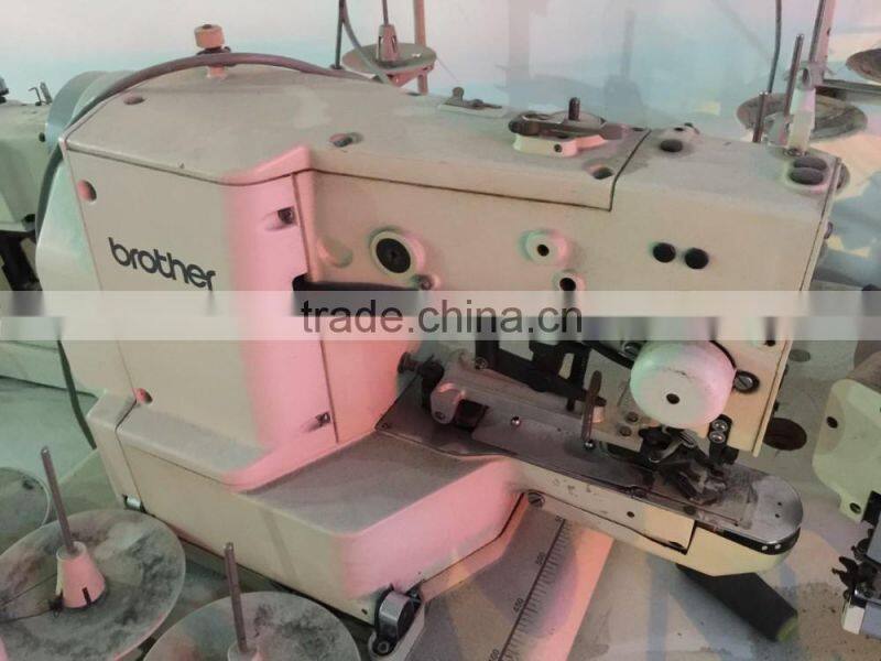 Used brother brand 438E button attaching sewing machine